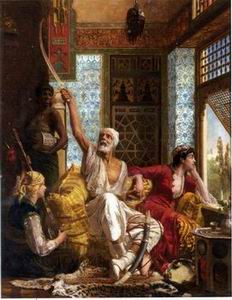 Arab or Arabic people and life. Orientalism oil paintings 53